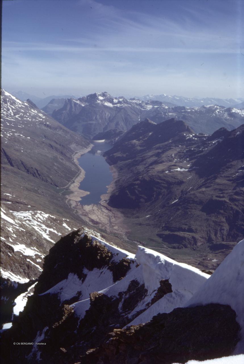 Lago di Lei con il Piz Grisch (??) sullo sfondo