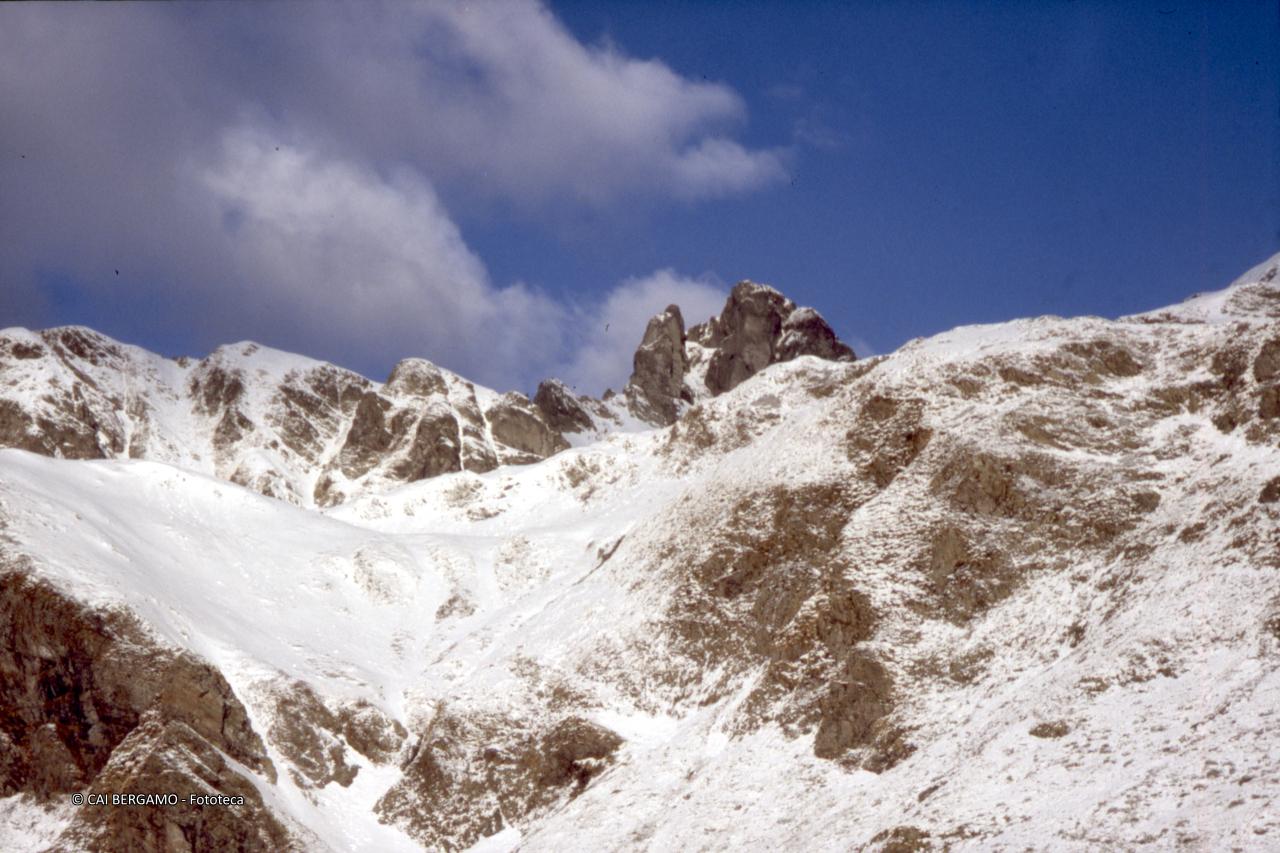 Ponteranica Centrale "il Dente"  innevato