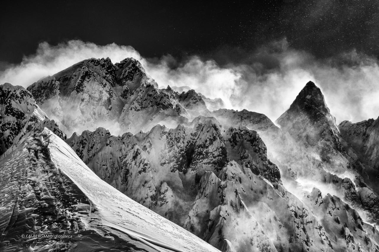 "Nubi di neve" - 1° classificato in "Bianco e Nero"